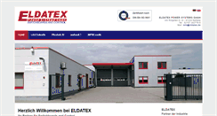 Desktop Screenshot of eldatex.de